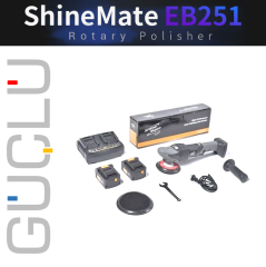 Shine Mate EB251 Cordless Rotary Polisher 125-150 mm / Akülü Rotary Polisaj Makinesi