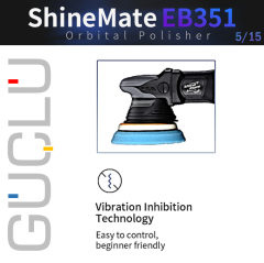 Shine Mate EB351 5/15 Cordless Orbital Polisher 125 mm / Akülü Orbital Polisaj Makinesi