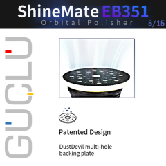 Shine Mate EB351 5/15 Cordless Orbital Polisher 125 mm / Akülü Orbital Polisaj Makinesi